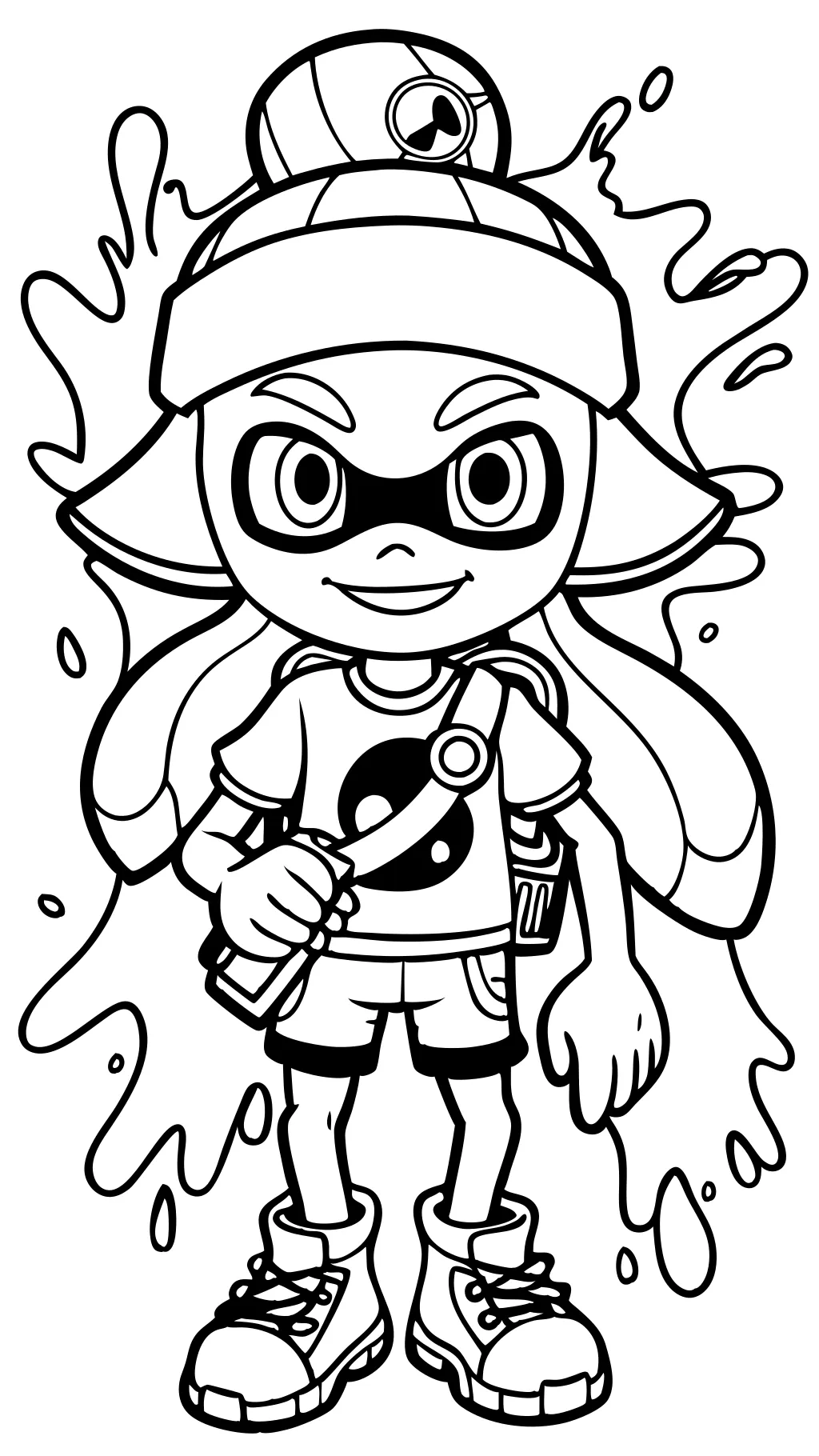 Páginas para colorear de Splatoon